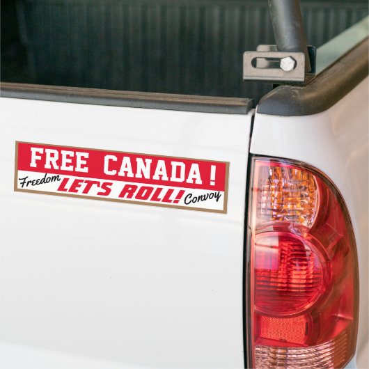 Free Canada Let's Roll! Autoaufkleber (Auf Lkw)