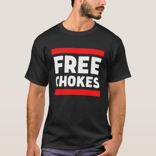 Free Chokes  MMA Jiu Jitsu and Judo Fighter T-Shirt (Vorderseite)