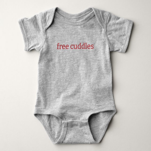 Free Cuddles One-Piece Baby Strampler (Vorderseite)