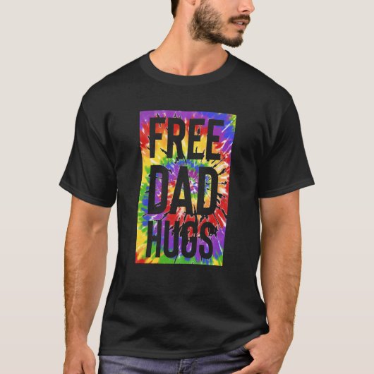 Free Dad Hugs Pride LGBTQ Gay Rights Ally Gay Prid T-Shirt (Vorderseite)