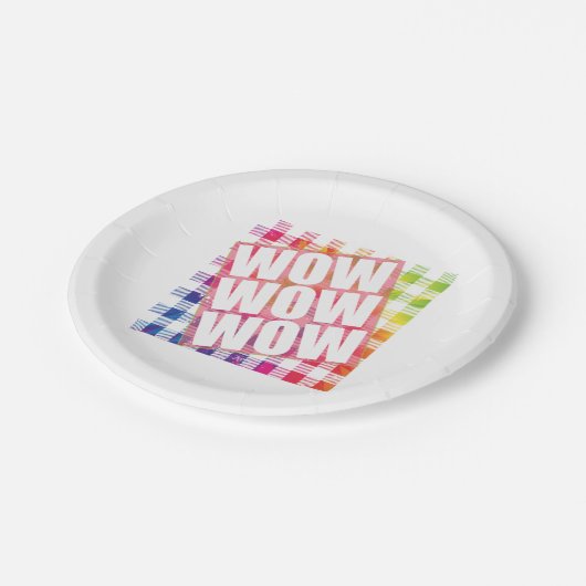 Free Day Wow - WOW WOW Mem Essential Pappteller (Schrägansicht)