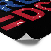 Free DC Patriotic Usa Flag Graphic Poster (Ecke)