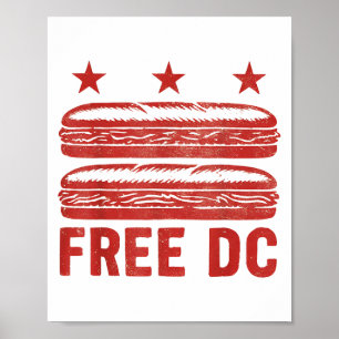 Free Dc Sub Sandwich Dc Sandwich Typ Poster