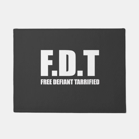 Free Defiant Tarrifs American Fußmatte (Vorderseite)