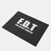 Free Defiant Tarrifs American Fußmatte (Schrägansicht)