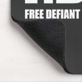 Free Defiant Tarrifs American Mousepad (Ecke)