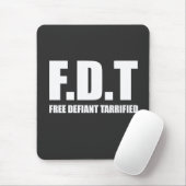 Free Defiant Tarrifs American Mousepad (Mit Mouse)