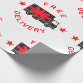 Free Delivery Truck Geschenkpapier