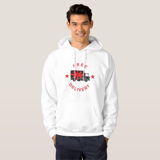 Free Delivery Truck Hoodie (Vorne ganz)