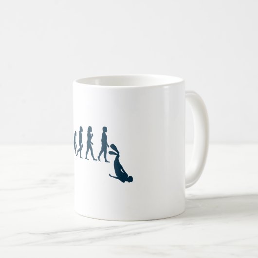 Free Diver Evolution Free Diver Apnea Diver Kaffeetasse (VorderseiteRechts)