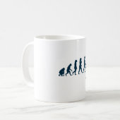 Free Diver Evolution Free Diver Apnea Diver Kaffeetasse (Vorderseite Links)