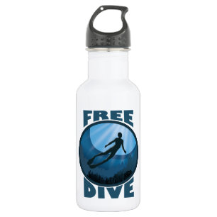 Free Diving - Der Ozean ruft Freediver an Edelstahlflasche
