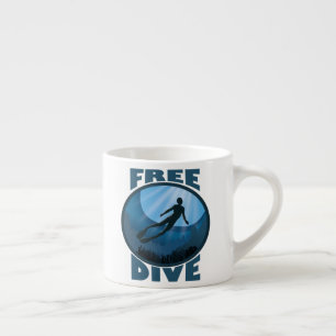 Free Diving - Der Ozean ruft Freediver an Espressotasse