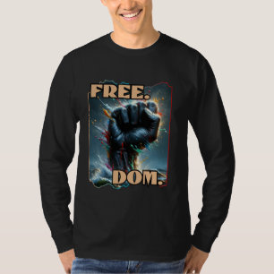 Free.Dom., Anti-Rassismus, Inklusion, DEI, Kultur T-Shirt