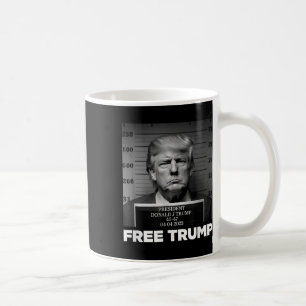 Free Donald Trump Mugshot Kaffeetasse