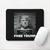 Free Donald Trump Mugshot Mousepad (Mit Mouse)