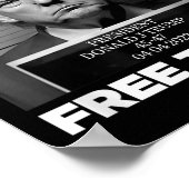 Free Donald Trump Mugshot Poster (Ecke)