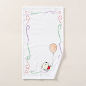 Free Dreams Bär mit Balloons Badhandtuch Set (Handtuch)
