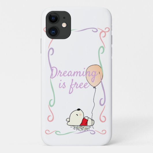 Free Dreams Bär mit Balloons Case-Mate iPhone Hülle (Rückseite)