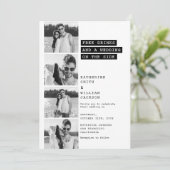 Free Drinks Foto Booth Label Maker Schriftart Einladung (Stehend Vorderseite)