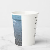 Free drinks save the date beach wedding add name pappbecher (Links)