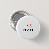 FREE EGYPT Button (Vorne & Hinten)
