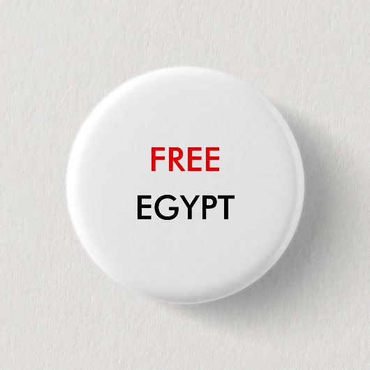 FREE EGYPT Button (Vorderseite)