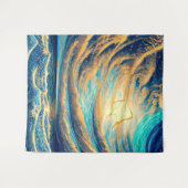 Free Flight Reflections Wandteppich (Vorderseite (Horizontal))