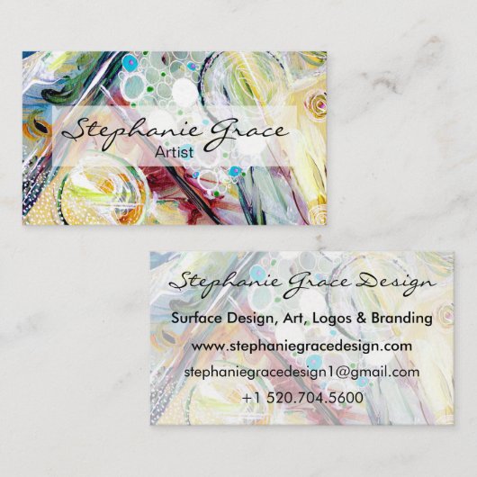 Free Flow Visitenkarte (Vorne/Hinten)