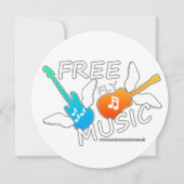 Free Fly Music Einladung (Vorderseite)