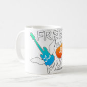 Free Fly Music Kaffeetasse (Vorderseite Links)