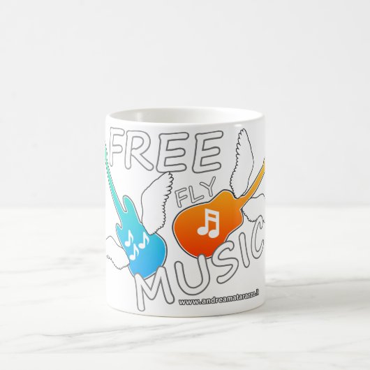 Free Fly Music Kaffeetasse (Mittel)