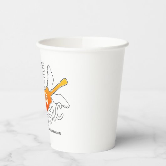 Free Fly Music Pappbecher (Links)