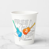 Free Fly Music Pappbecher (Vorderseite)