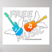 Free Fly Music Poster (Vorne)