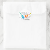 Free Fly Music Runder Aufkleber (Tasche)
