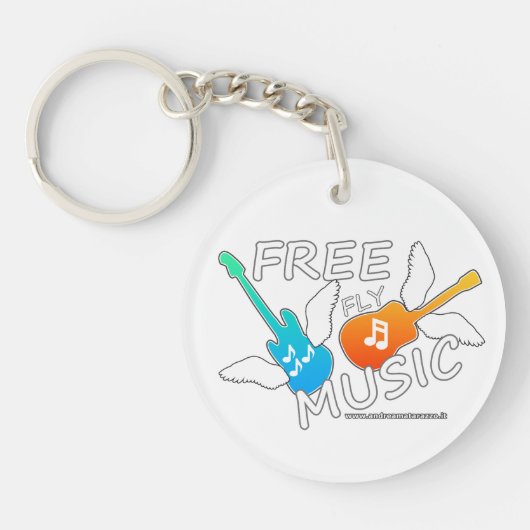 Free Fly Music Schlüsselanhänger (Vorderseite)