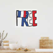 Free France Poster (Küche)
