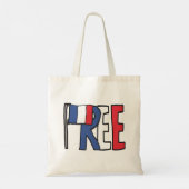 Free France Tragetasche (Rückseite)