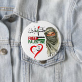Free Free Palestine Button (Beispiel)