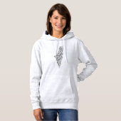 Free Gaza Free Palestine Map Cloud Word Hoodie (Vorne ganz)