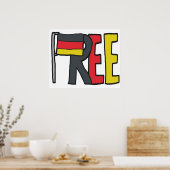Free Germany Dexit Poster (Küche)