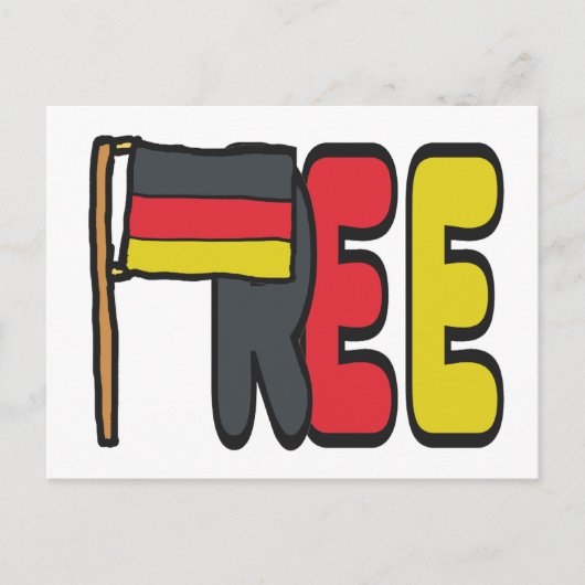 Free Germany Dexit Postkarte (Vorderseite)
