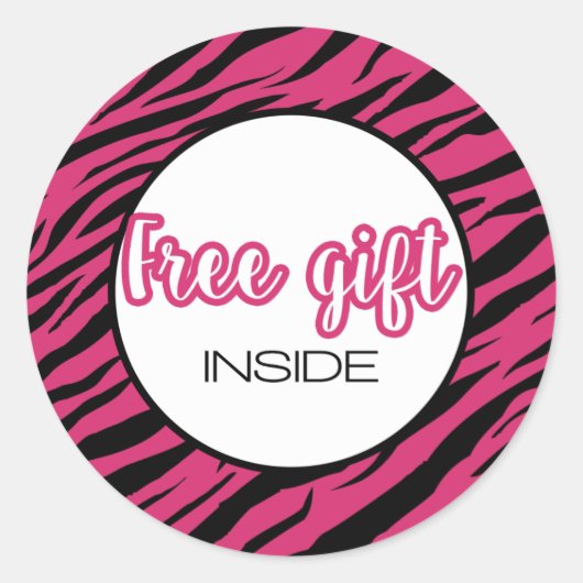 Free gift inside- Marketing business-Consult Runder Aufkleber (Vorderseite)