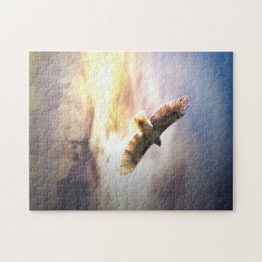 Free Hawk Bird Southwestern Puzzle (Horizontal)