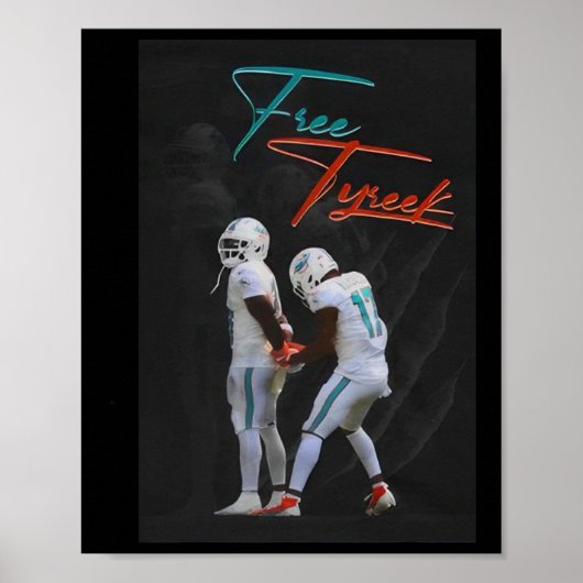 Free Hill Tyreek Poster (Vorne)