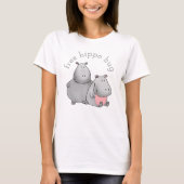 Free Hippo Hug T-Shirt (Vorderseite)