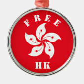 Free HK Ornament Aus Metall (Vorne)