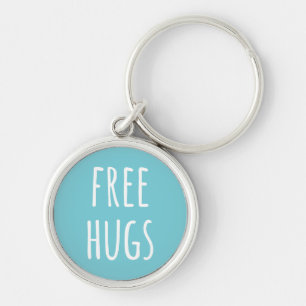 Free Hugs Button Schlüsselanhänger