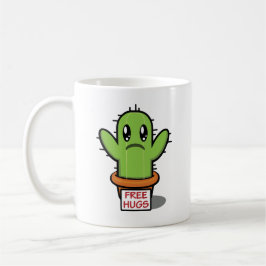 Free Hugs Cactus Coffee Tasse - Funny Succulent Li